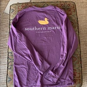 Purple LS Southern Marsh shirt